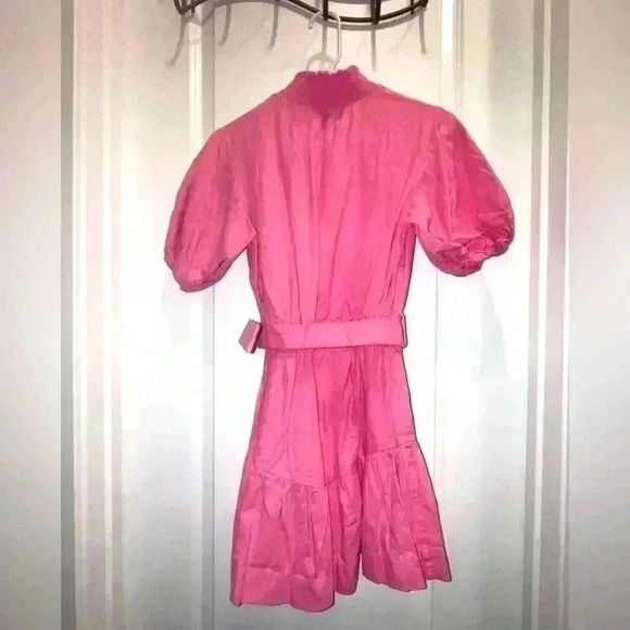 Anthropologie S/W/F Linen Rayon Belted Mini Shirt Dress - Picture 3 of 5